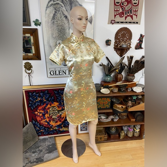 Dragons & Phoenix Mandarin Chinese Dress - Picture 9 of 15
